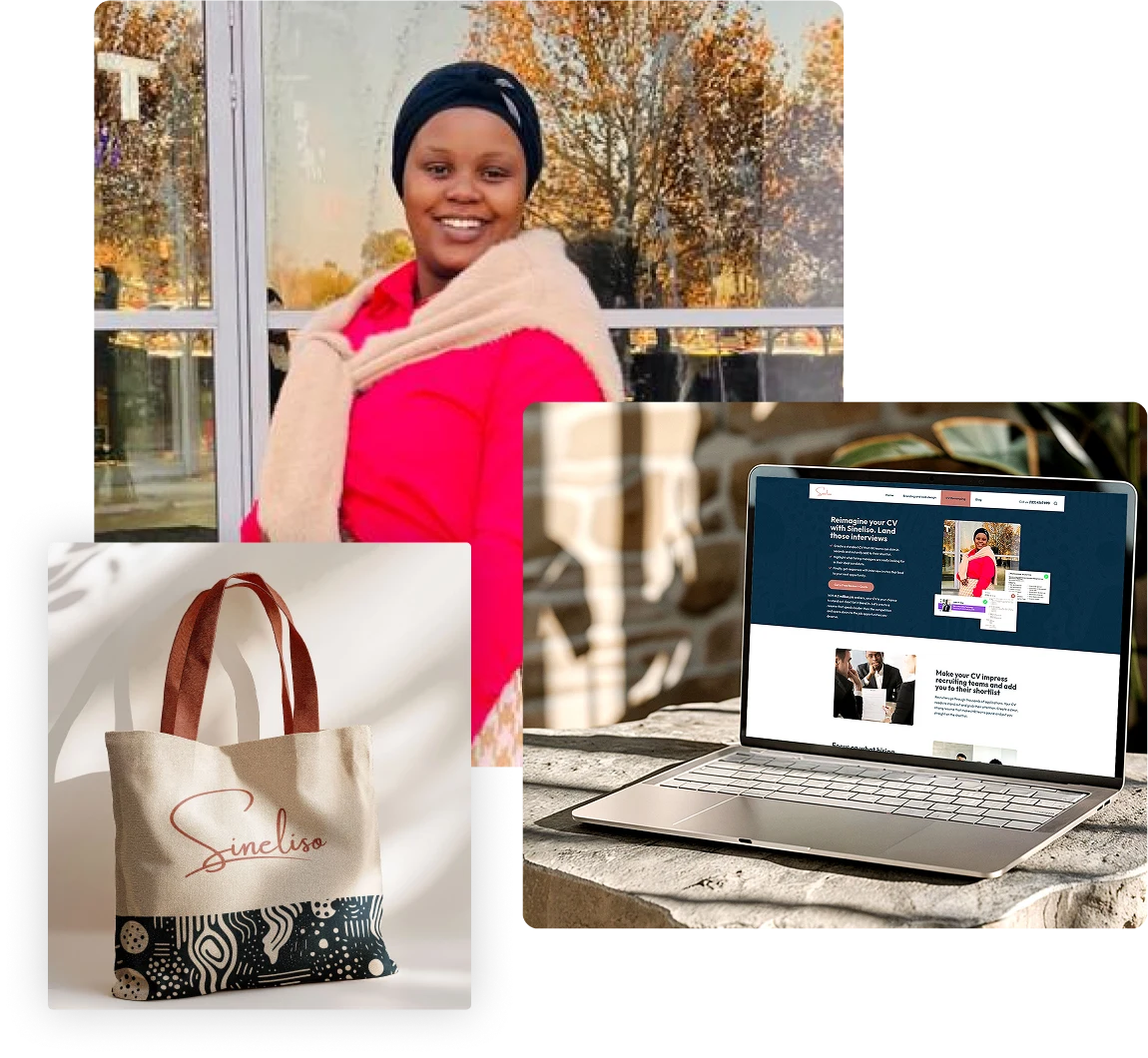 Branding and web design for abafazi-led businesses